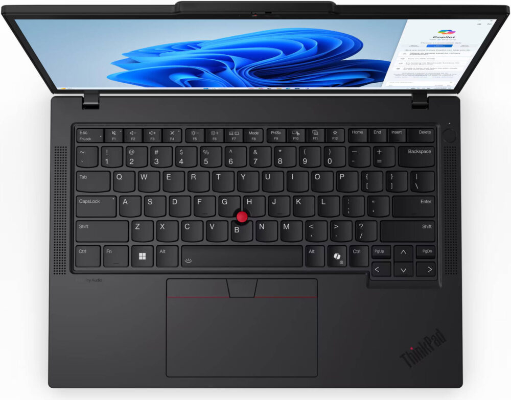 Ordinateur portable Lenovo ThinkPad T14 Gen 5, écran IPS WUXGA 14", Intel Core Ultra 7 155U, 16 Go de RAM, 512 Go de SSD, carte graphique intégrée Intel, clavier anglais rétroéclairé, Windows 11 Pro – Image 4