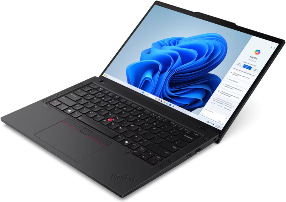 Ordinateur portable Lenovo ThinkPad T14 Gen 5, écran IPS WUXGA 14", Intel Core Ultra 7 155U, 16 Go de RAM, 512 Go de SSD, carte graphique intégrée Intel, clavier anglais rétroéclairé, Windows 11 Pro – Image 2