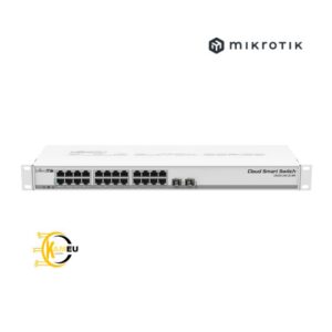 Switch manageable MikroTik CSS326-24G-2S+RM, 24 10/100/1000 Ethernet Ports, 2 SFP+ Ports, Passive PoE
