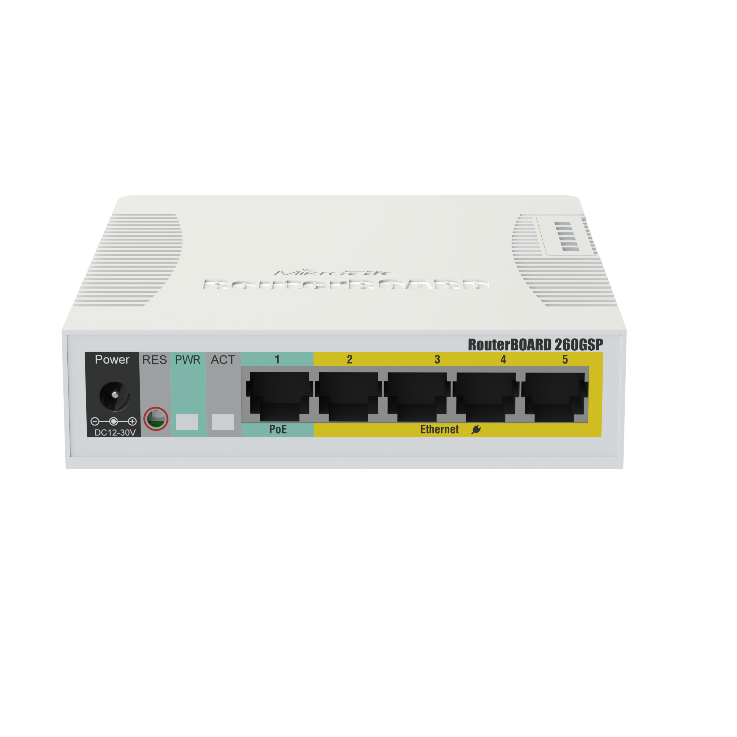 Switch MikroTik  PoE RB260GSP, 5x GigaEthernet, 1x SFP Port,