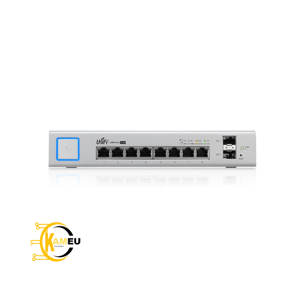 Switch ubiquiti Unifi 8 ports us-8-150w PoE disponible au Cameroun