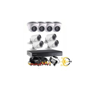 KIT HIKVISION 8CH HYBRIDE 2MP DS-J142I/7208HGHI-M1+4+4CAM/Hyb