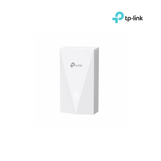TP-Link Omada EAP655-Wall : Point d'Accès Mural Wi-Fi 6 AX3000 avec Switch Intégré