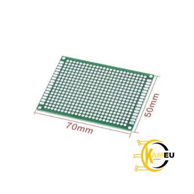 Plaque de Prototypage PCB Double Face Étain 5×7 cm (1,6 mm)
