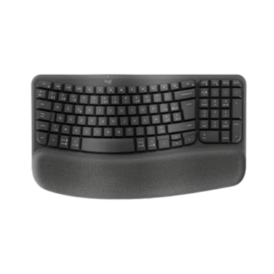 Logitech Wave Keys, Clavier Ergonomique Sans Fil 