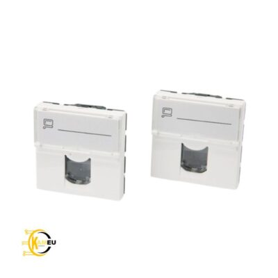 Prise Reseau RJ45 mosaic 2 module cat6 FTP