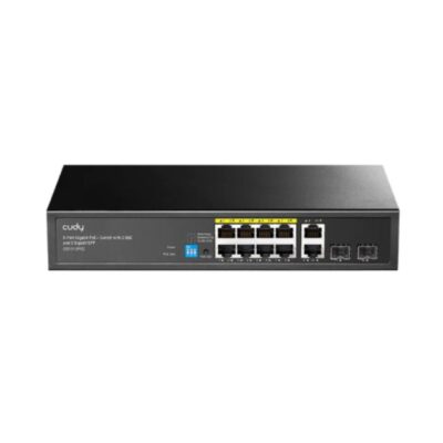 Cudy GS1010PS2 - Switch PoE+ 8 Ports Gigabit + 2 SFP 120W