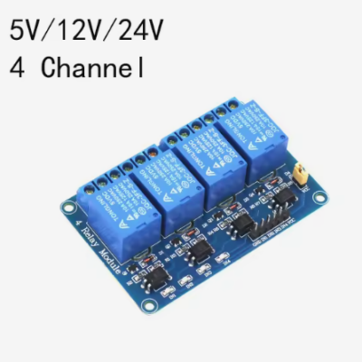 Module de relais 4 canaux 5V/12V/24V
