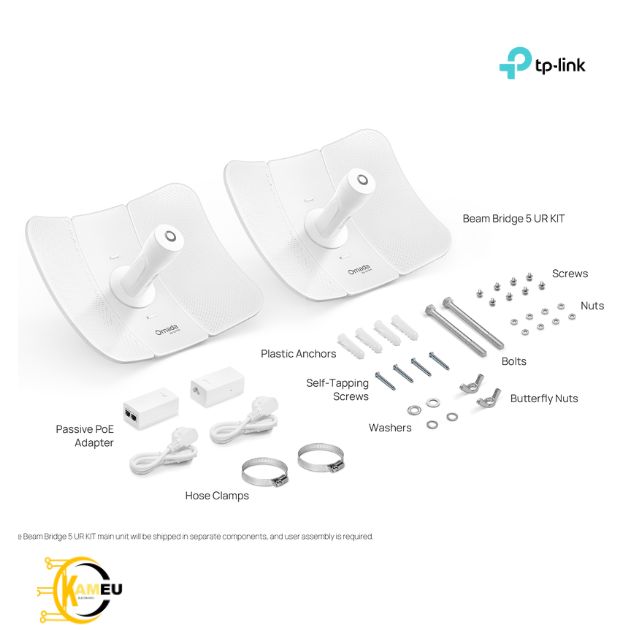 TP-Link Beam Bridge 5 UR KIT – Bridge Wi-Fi longue portée 15 km – Image 2