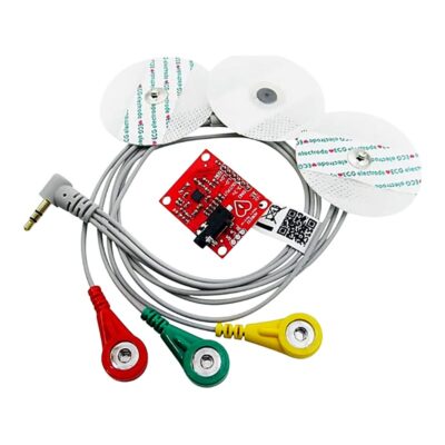 Kit de mesure du pouls cardiaque ECG compatible Arduino