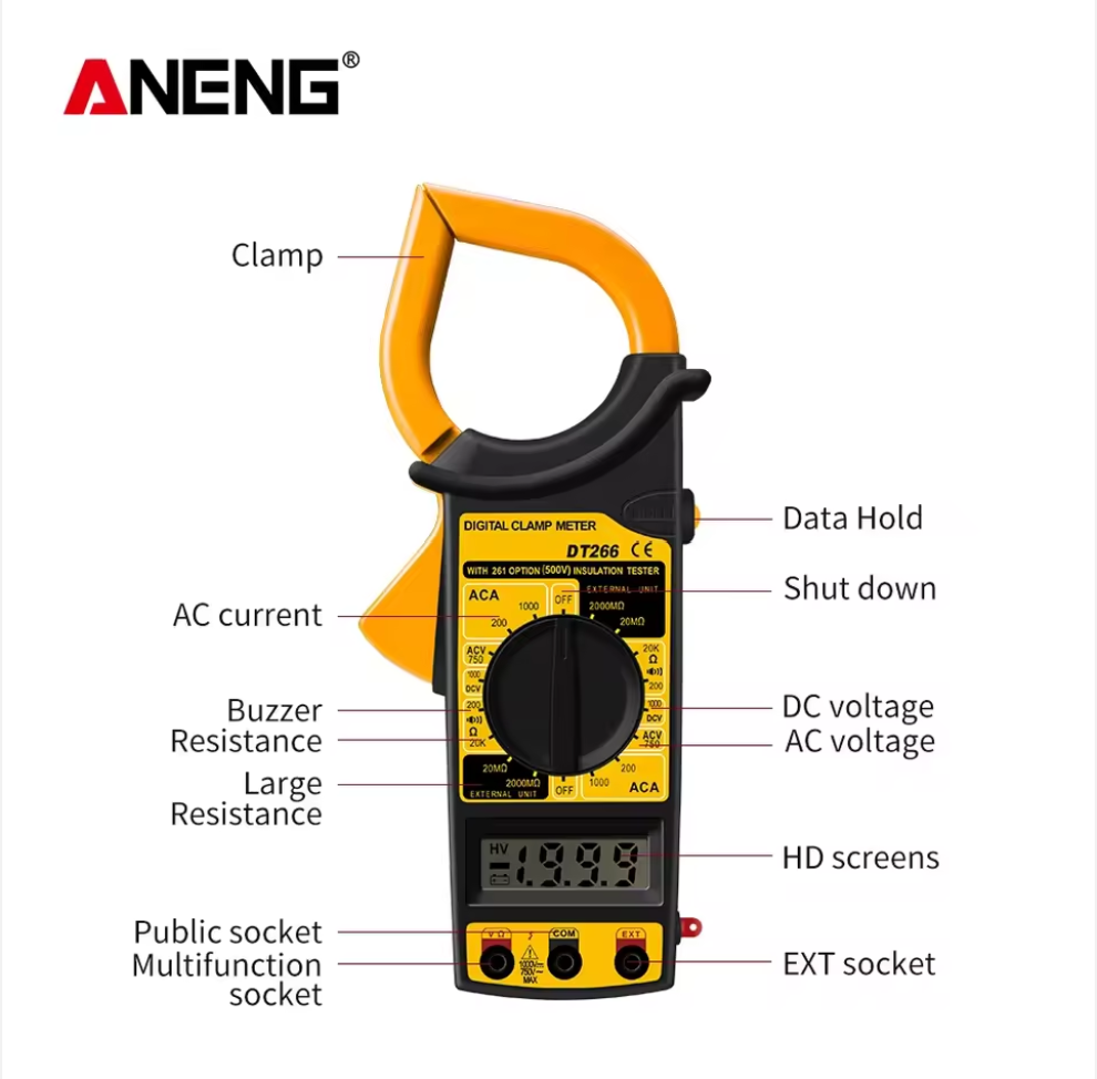 ANENG — pince numérique True RMS DT266 – Image 5