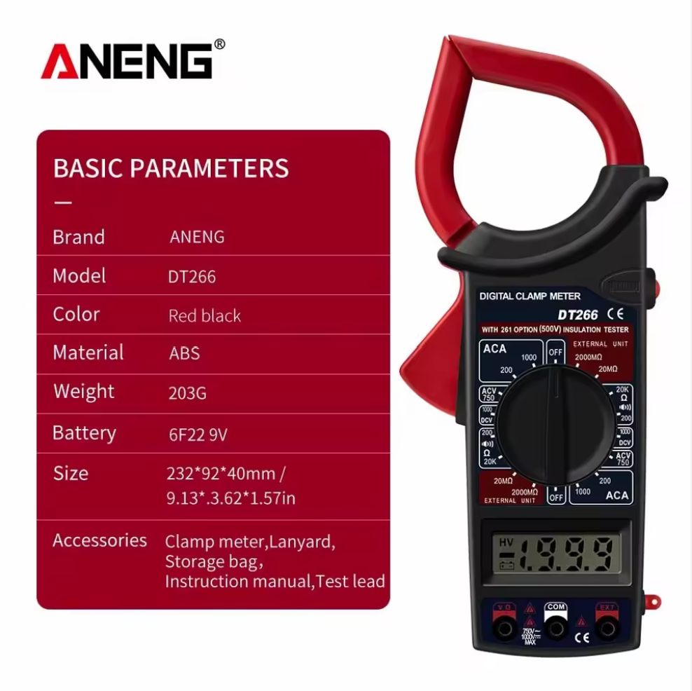 ANENG — pince numérique True RMS DT266 – Image 6