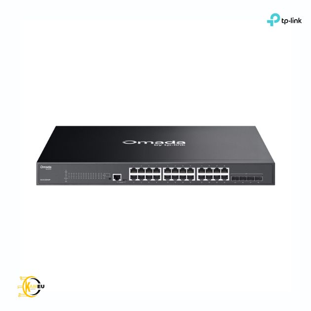 Switch manageable TP-Link SG3428XMP | 24 Ports Gigabit PoE+ 4 Slots SFP+ 10G