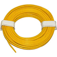 Fil de câblage 4 x 0.14 mm² jaune