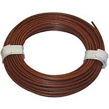 Fil de câblage 4 x 0.14 mm² marron