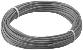Câble 24WG 40/0,08TS de 1,6mm-gris-1 rouleau