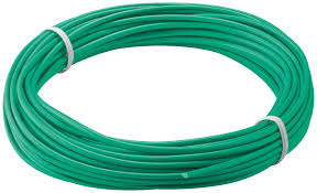 Câble 24WG 40/0,08TS de 1,6mm-verte-1 rouleau