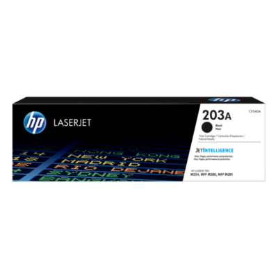 HP 203A cartouche de toner LaserJet noir authentique (CF540A)