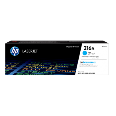 Toner HP 216A cyan (W2411A) de 850 pages - cartouche laser de marque HP