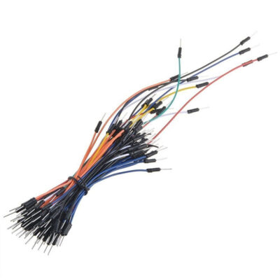 65 pièces/lot de fils de liaison électroniques intelligents, câbles mâle-mâle, fils de liaison flexibles pour carte d'expérimentation, kit de démarrage DIY pour Arduino