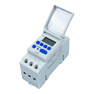 Minuterie électronique programmable 7 jours, interrupteur AC Alimenté 220-230V-12V-24V-48V 16A THC15A
